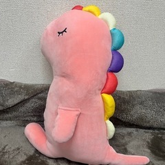 DAISO 恐竜 ぬいぐるみ ピンク
