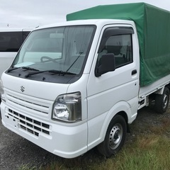 車検満タン渡し　エアコン　パワステ　H26年車　高年式　７万キロ台　SUZUKI　キャリィトラック　働く車　4WD　マニュアル　エアコンの画像