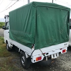 車検満タン渡し　エアコン　パワステ　H26年車　高年式　７万キロ台　SUZUKI　キャリィトラック　働く車　4WD　マニュアル　エアコンの画像