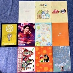 クリアファイル10枚まとめ売りの画像