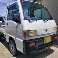 車検つき❗比較的綺麗 福岡‼️サンバー軽トラ‼️EL付き4WD ...