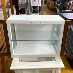 🌹アンティーク風🌹ミニキャビネット ガラス扉 小物収納 コンパクト　 北欧 の画像