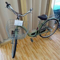 ★ジモティ割あり★ 自転車　26インチ　グリーン　クリーニング済　YJ3272