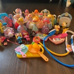 女の子用の玩具まとめての画像