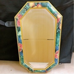 花額 鏡 壁掛け 66.5cm×37.5cm