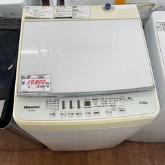 リサイクルショップどりーむ天保山店　No13849　洗濯機　ハイセンス　2021年製　5.5㎏　