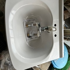 タカラ　ホーロー洗面化粧台　の画像