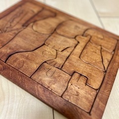 取引き中【あげます】木のパズル