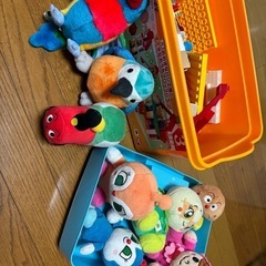 アンパンマン　ブロック　アンパンマン他　ぬいぐるみ　まとめて200円