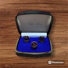 タイピン&カフスのセットの画像