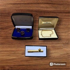 タイピン&カフスのセット