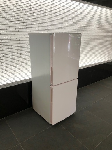 2021年製 Haier ハイアール 冷凍冷蔵庫 2ドア冷蔵庫 ピンク JR-NF148B