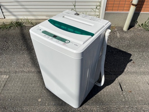 ヤマダ電機 洗濯機 4.5kg YWM-T45A1 2015年製