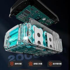 ブロワー 充電式 ブロアー 【24V 2000mAhバッテリ一2個搭載】の画像