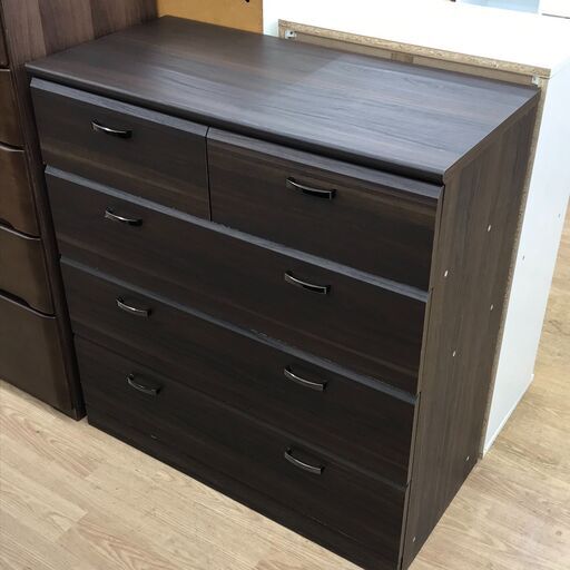 ★ジモティ割あり★ チェスト　 ナチュラル H91×W56×D41   クリーニング済み KJ5733
