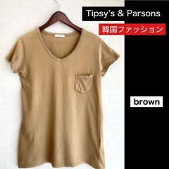 韓国ファッション Tipsy’s & Parsons  半袖　T...