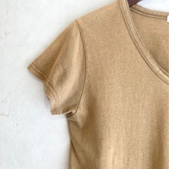 韓国ファッション Tipsy’s & Parsons  半袖　Tシャツ brown  の画像