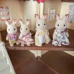 決まりました！シルバニアファミリーうさぎの人形