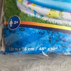 在庫ラスト 円形　プール　直径122cm 深さ25cmの画像