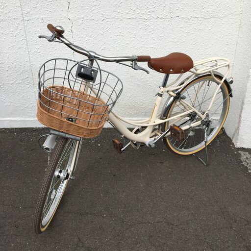 07/29終 22インチ 自転車 子供用 キッズ 自動ライト カゴ付き 鍵付き サイクリング 24g菊MZ