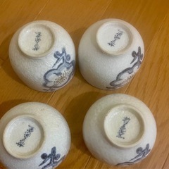 昭和の湯呑み 5コ 　の画像
