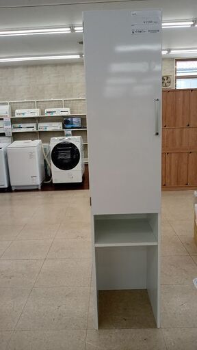 ★ジモティ割あり★  食器棚 白 H180×D45×W40 クリーニング済み TJ7583