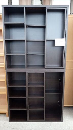 ★ジモティ割あり★  本棚 ブラウン H182.5×D29×W92 クリーニング済み TJ7588