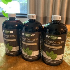 3個セット☆野菜不足・体臭解消☆ クロロフレッシュ　リキッド　青...