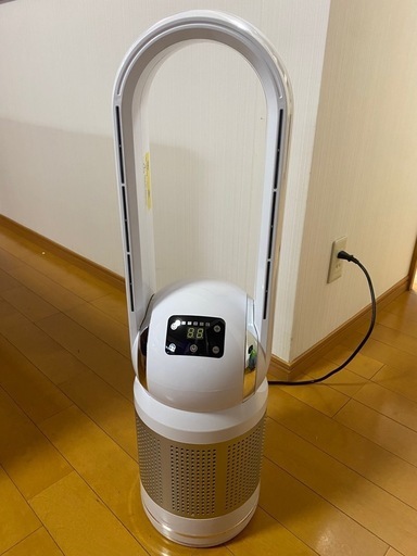 値下げ！ほぼ新品！羽なし扇風機　暖房機能あり　活性炭フィルター2個付　３年保証付