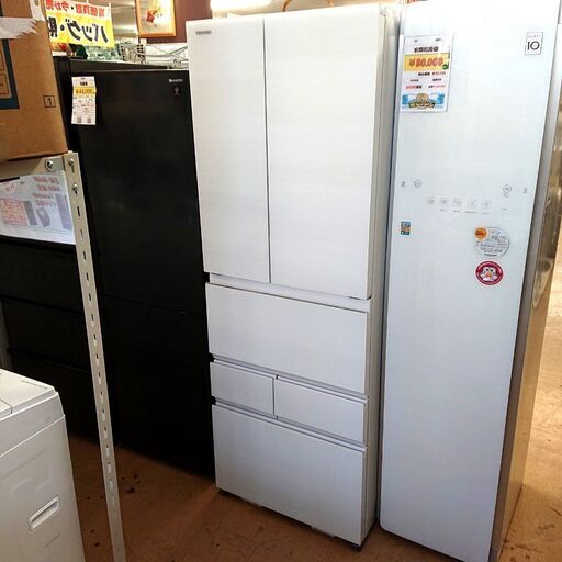 TOSHIBA/東芝 GR-U510FZS 507L 2022年製 フレンチドア 6ドア