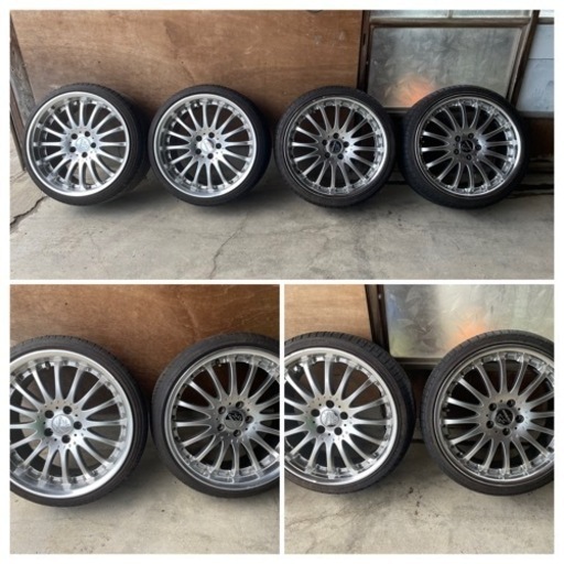 （取引中）カールソン 19インチ  タイヤセット