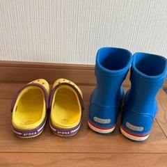 クロックスのみ！長靴は売り切れました！の画像
