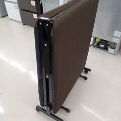 ★ジモティ割あり★  折り畳みベッド ブラウン W91×D202...