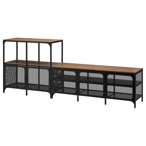 中古 IKEA FJÄLLBO テレビ台 + 棚 セット