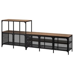 中古 IKEA FJÄLLBO テレビ台 + 棚 セット