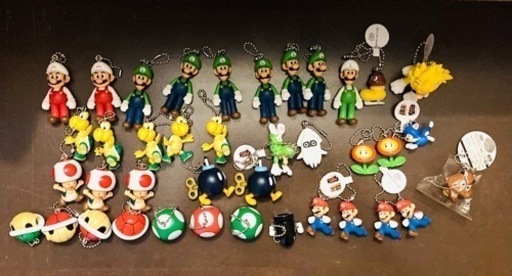 ⭐︎お話し中⭐︎未使用大量マリオキーホルダー