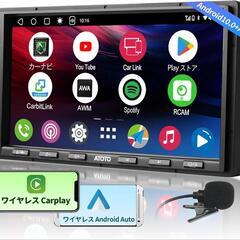 ダブルディン カーステレオ Carplay/Android Au...