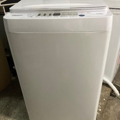 ハイセンス　HW-E4504 洗濯機　単身　動作確認済み　2021年式の画像