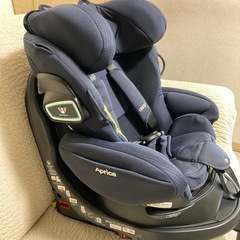 ApricaチャイルドシートISOFIX取付の画像