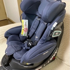 ApricaチャイルドシートISOFIX取付の画像