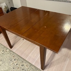 木製エクステンションテーブル