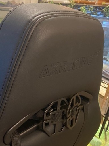 【美品】【値下げ！】AKRacingゲーミングチェア ブラックプレミアム高耐久PUレザー
