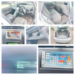 H.22(2010年トヨタ プリウス 1.8 Sグレード車検2年間80900km,TV,AUX,ナビ、ETCの画像