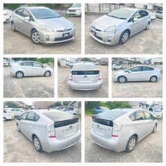 H.22(2010年トヨタ プリウス 1.8 Sグレード車検2年間80900km,TV,AUX,ナビ、ETCの画像