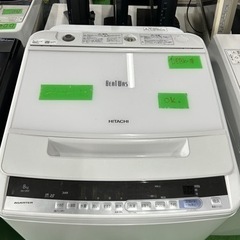 早い者勝ち大セール‼️‼️＋ご来店時、ガン×2お値引き‼️HITACHI(日立) 2018年製 8.0kg 洗濯機🎉