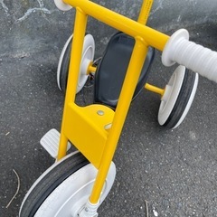黄色い三輪車　無印良品
の画像