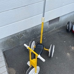 黄色い三輪車　無印良品
