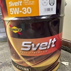 SUNOCO エンジンオイル　20ℓ缶　新品未開封　0w30 0w20 5w30 数量限定価格の画像