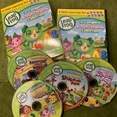 [値下げ] 幼児英語教材　Leap Frog 4-DVD Lea...