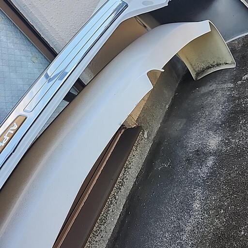10系ALPHARD前期フロントリップスポイラー
